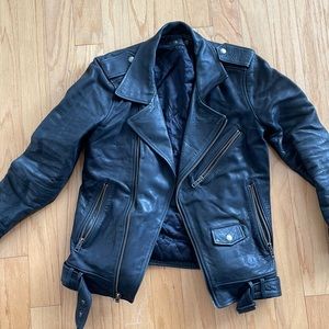 BLK DNM Moto Leather Jacket. A classic!
